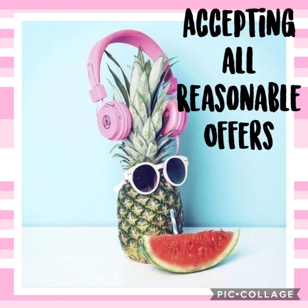 Reasonable offers welcome!